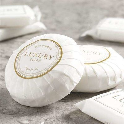 Round Soap Pleat Type Wrapping Machine For Automatic Hotel Soap Packaging