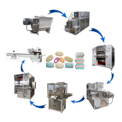 100-200kg/H Bar Laundry Soap Making Machine Production Line
