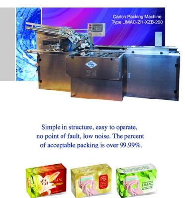 Retail Laundry Soap Carton Box Packaging Machine Automatic Soap Packing Machine
