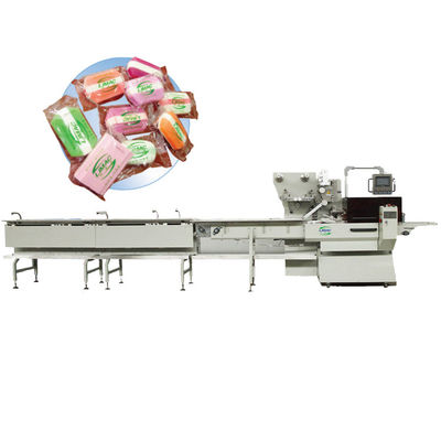 Stretch Film Round Soap Wrapping Machine For Quick Easy Laundry Soap Packaging