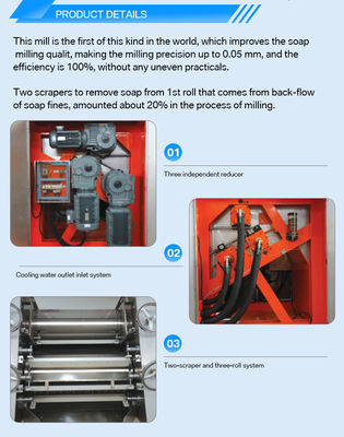 High Precision Double Scraper Soap Making Machine For Soap Production