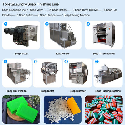 3000 kg/h Laundry/Toilet Soap Making Machine Production Line for Manufacturing Plant