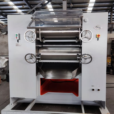 Soap Paste Grinding Machine With Triple Mill Roller Feeding Size Of 10 30 Mm